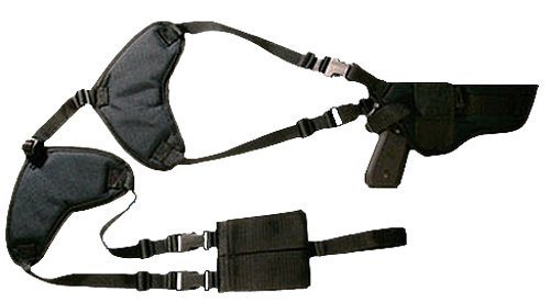 Bulldog WSHD31 Deluxe Shoulder Harness Nylon 4-4.5" Large Frame Auto - Bulldog - BLACK