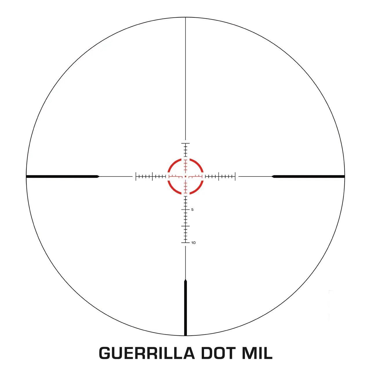 Swampfox ARH16241-RL Arrowhead 1-6x24mm SFP Illuminated Rifle Scope - Swampfox Optics