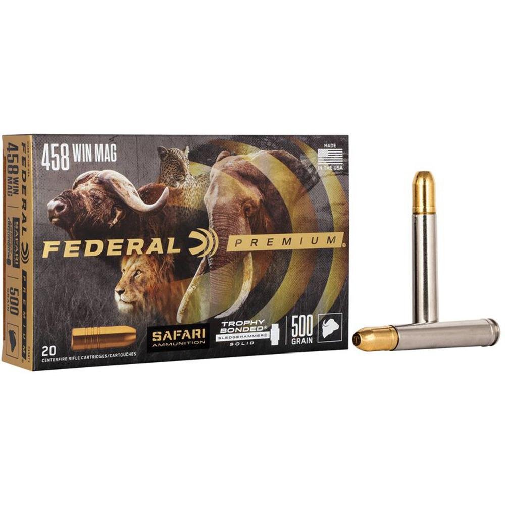 Buy Federal Premium Safari Cape-Shok 458 Winchester Magnum Trophy Bonded online