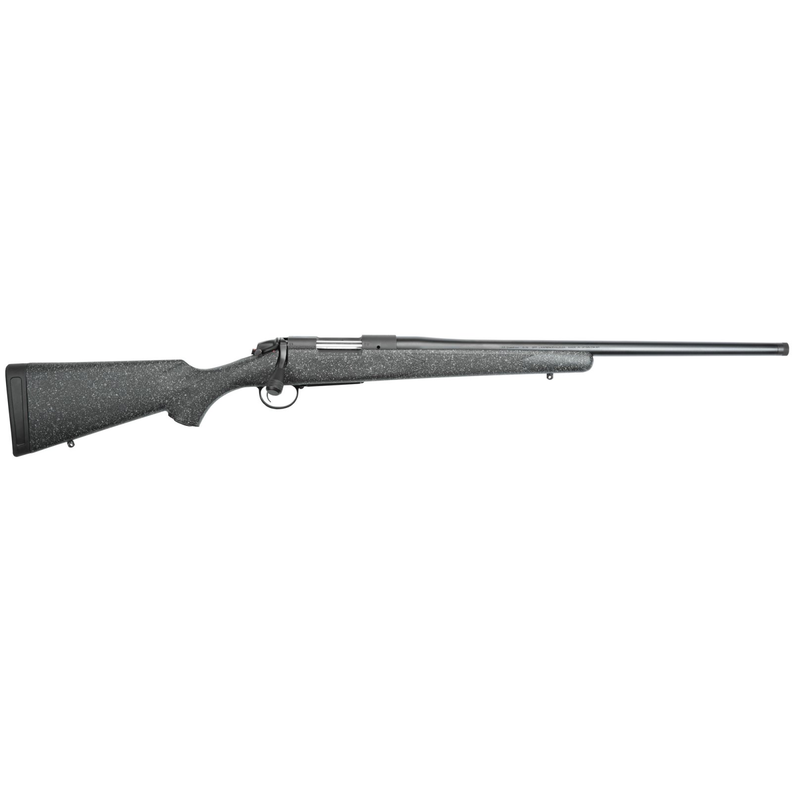 Bergara B14LM501C B-14 Ridge 300 Win Mag Rifle 3+1 24" Threaded Barrel Graphite Black Cerakote Gray Speckled Black Stock - Bergara - 300 Win Mag