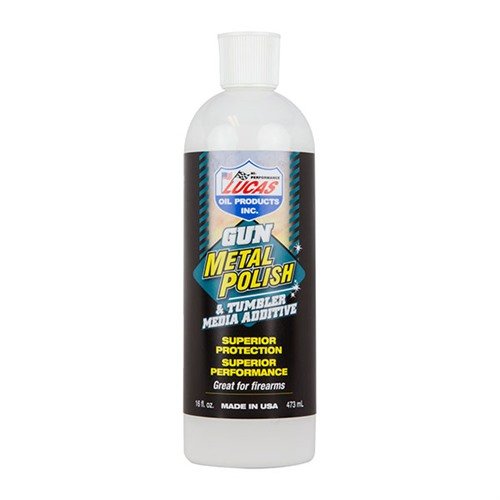 Lucas Oil Gun Metal Polish 16 Fl Oz Acid-Free Safe on All Metals