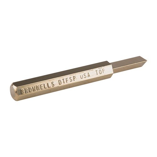 Brownells Dovetail Front Sight Drift Punch .280" Base Width Brass - Brownells