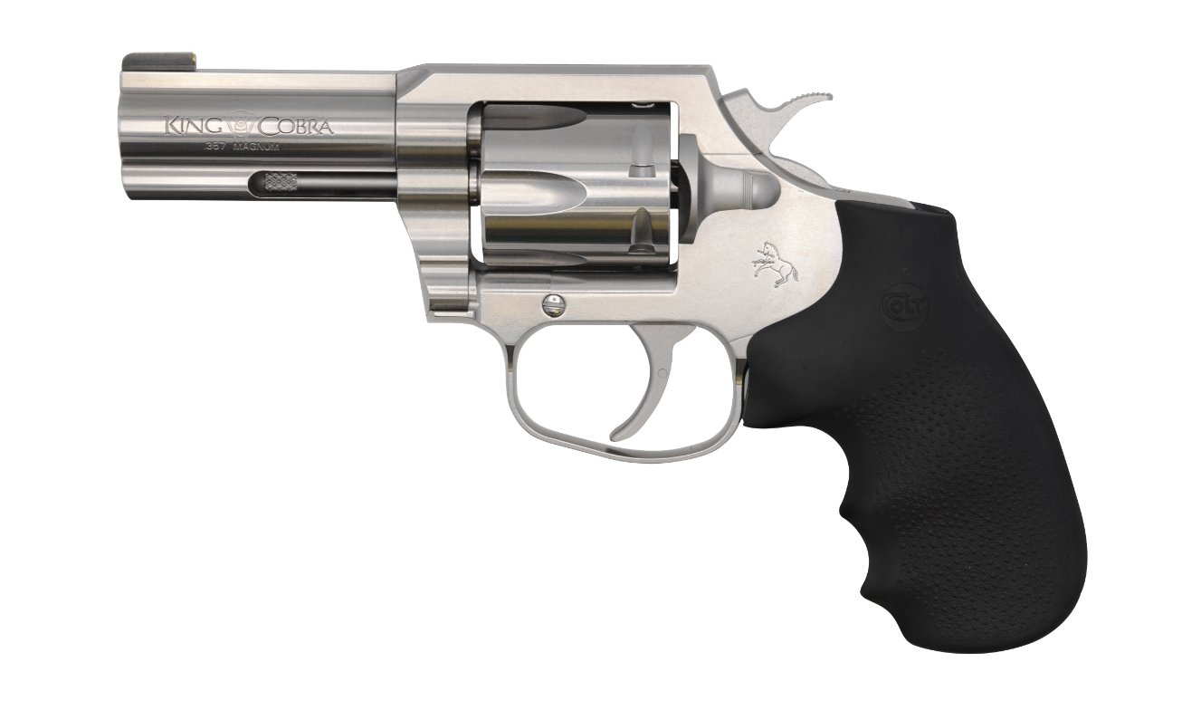 Colt King Cobra .357 Magnum 3 in Brushed Stainless 6 Round Double Action