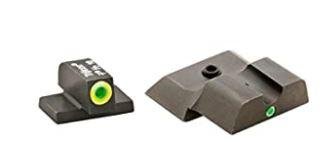 AmeriGlo SW-345 Pro I-Dot Tritium Night Sights Green/Orange for M&P Shield - Ameriglo