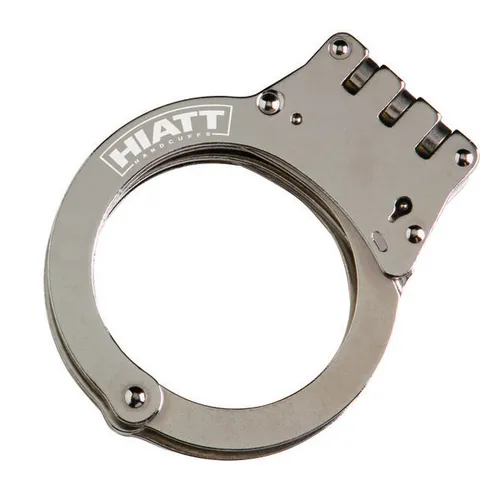 Hiatt Oversized Steel Hinge Handcuffs 2054-H - Hiatt