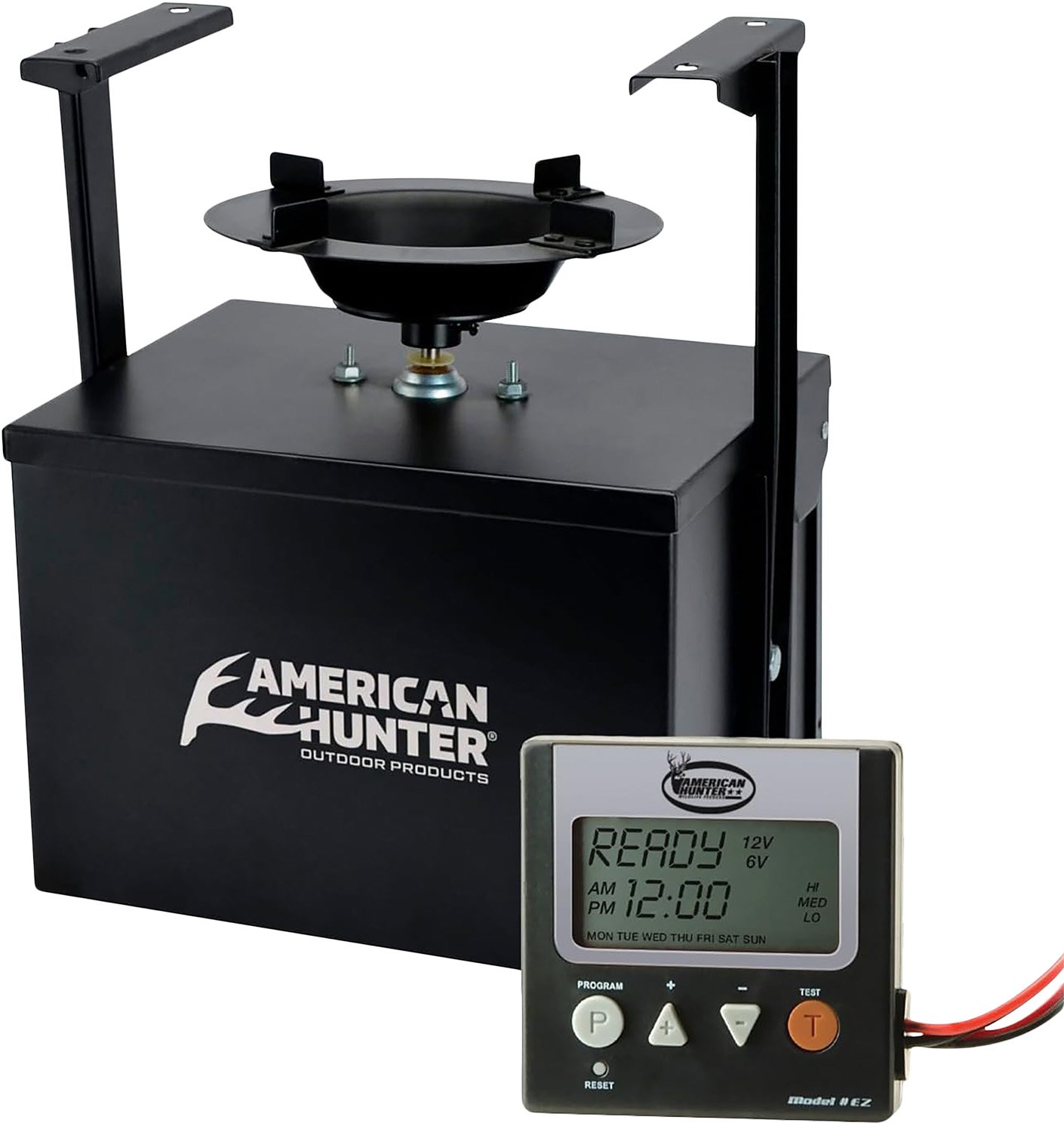 American Hunter 20558 Heavy Duty Spin Kit 8 Programs 1-30 Sec Timer Black - AHUNTR - SPIN FEEDER