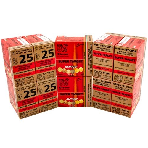 Clever CMST12L9 12GA 2-3/4DR 1-1/8OZ #9 Target Ammo 250/Case - CLEVER - 12 GAUGE