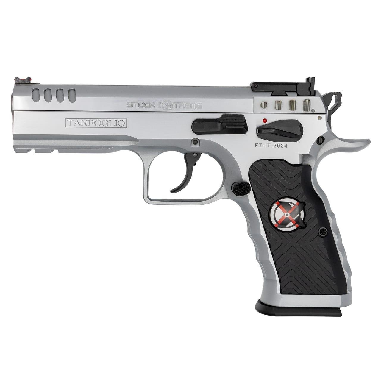IFG Tanfoglio Stock Master Xtreme Handgun 9mm Luger 17rd Magazine(4) 4.45 Barrel Chrome - Italian Firearms Group - 9mm Luger