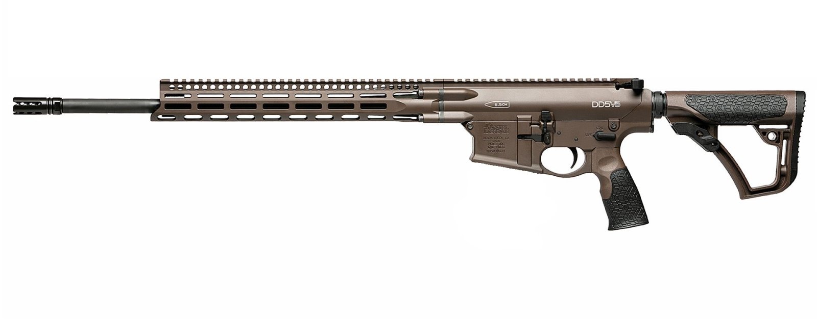 Daniel Defense 02-165-81690-067 DD5 V5 6.5 Creedmoor 20" Rifle Brown - Daniel Defense - 6.5 CREEDMOOR