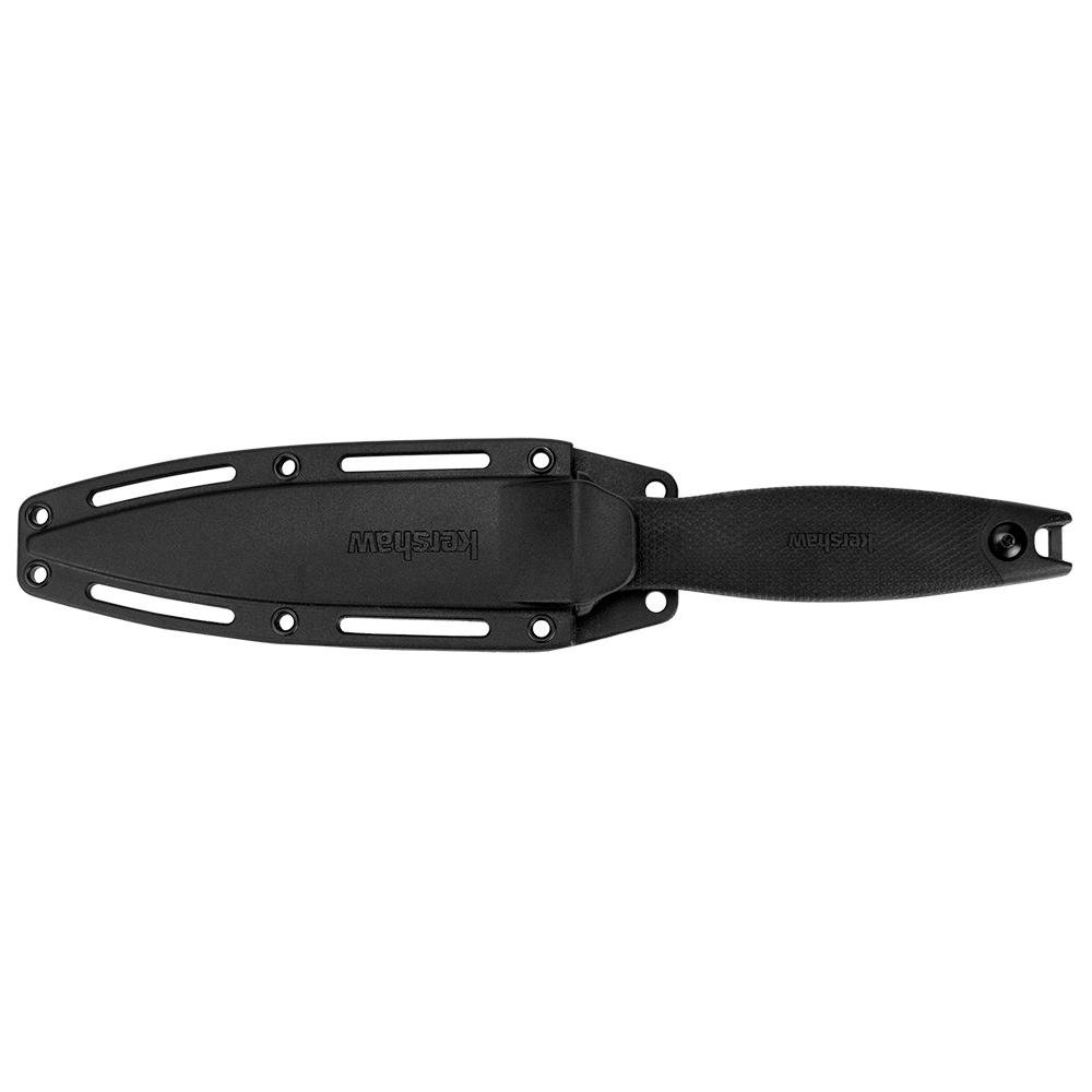 Kershaw 4007 Secret Agent 4.4" Spear Point Black Oxide Blade with Sheath