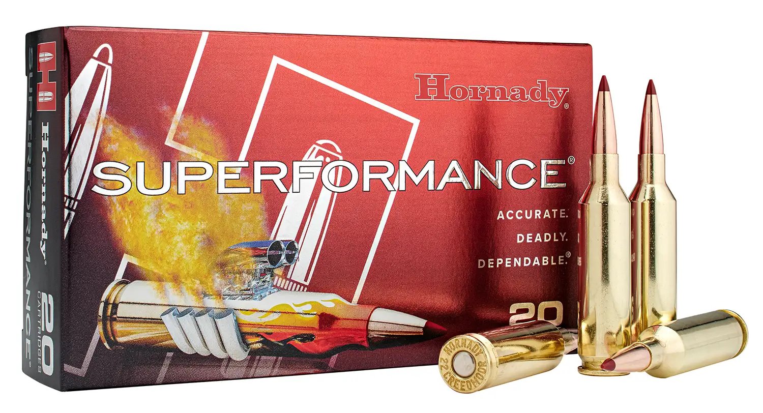 Hornady Superformance Rifle Ammo 22 Creedmoor 65 gr. CX 20 rd.