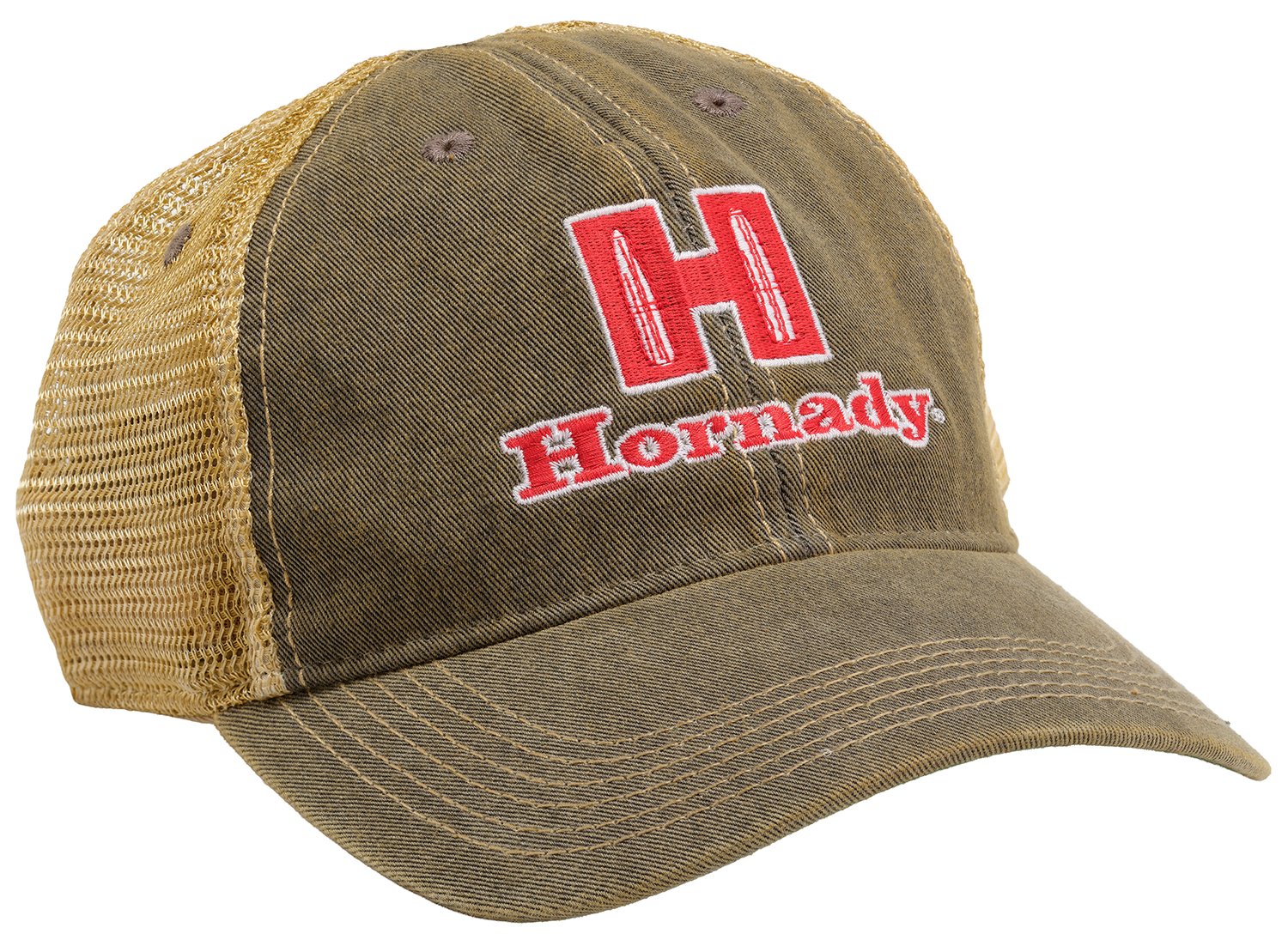 HORN 99235 HORNADY WORN DENIM HAT - Horn Hunter - STRUCTURED