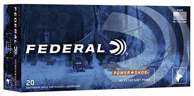 Federal 350LA Power-Shok 180gr Soft Point 350 Legend Rifle Ammo - 20 Rounds, Medium Game Use - Federal Premium Ammunition - JACKETED SOFT POINT
