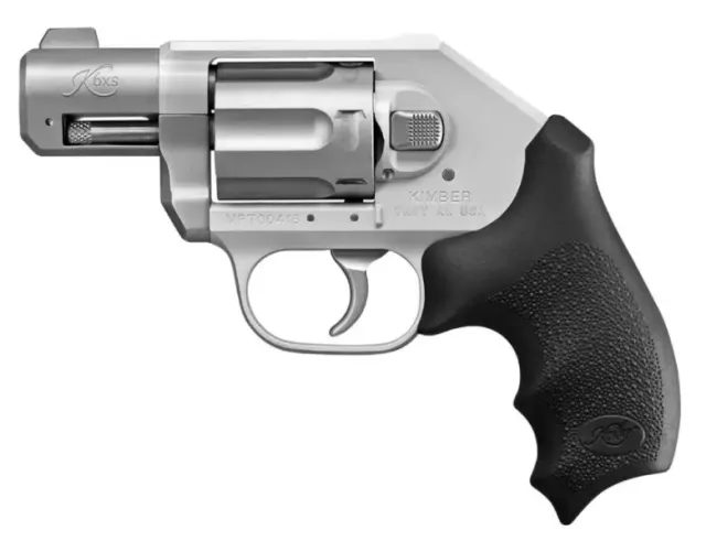 Kimber K6xs .38SP+P 2" Stainless Steel KimPro II, Hogue Grip, Orange Dot Sight
