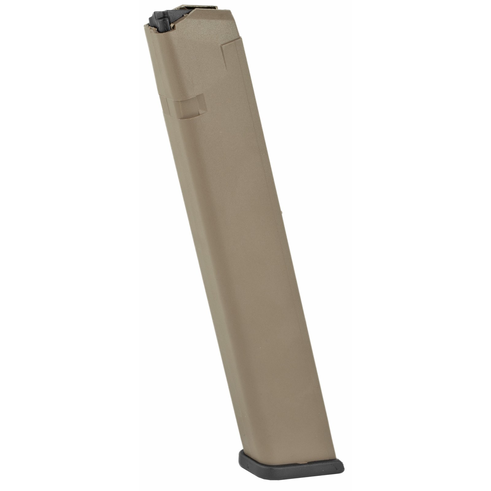 ProMag Glock 17/19/26 9mm 32-Round Magazine, Flat Dark Earth, Heat-Treated Chrome Silicon Wire Spring, USA-Made