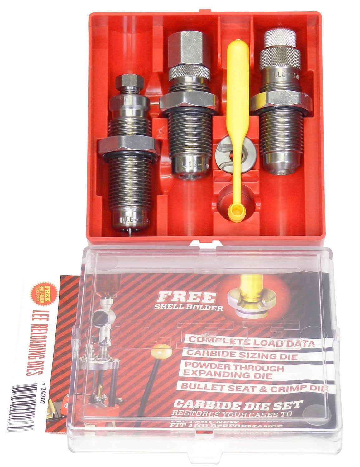 Lee Carbide 3 Die Set with Shellholder For 0M1 Carbine Md: 90626