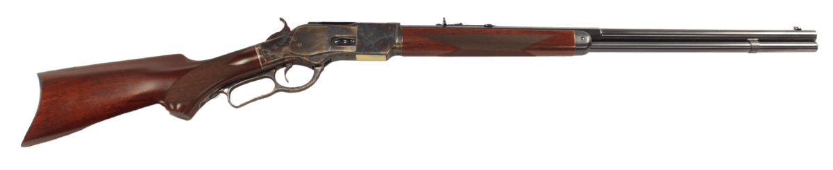 Taylor's & Company 550279 1873 Rifle 357 Mag/38 Spl 24.25" Blued 13+1