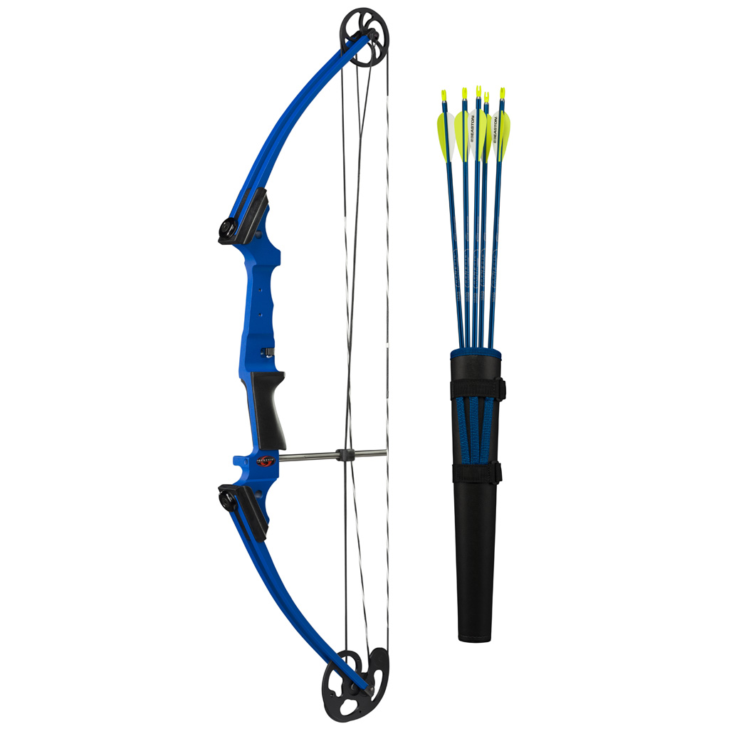 Genesis 10926 Bow Set Blue RH, 10-20 lbs, 15-30" Draw, 35.5" Axle-to-Axle
