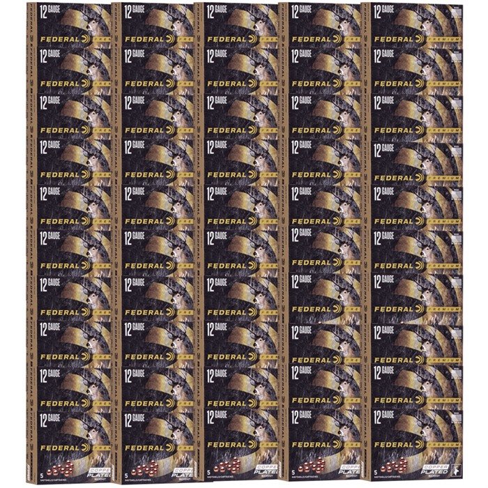 Federal PREMIUM 12 GAUGE 3" 10-PELLET #000 BUCKSHOT 250/CASE