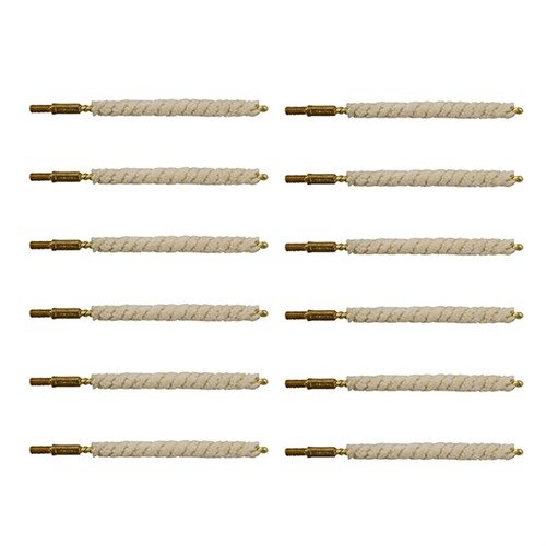 Brownells Cotton Bore Mop 20 Caliber 12 Pack