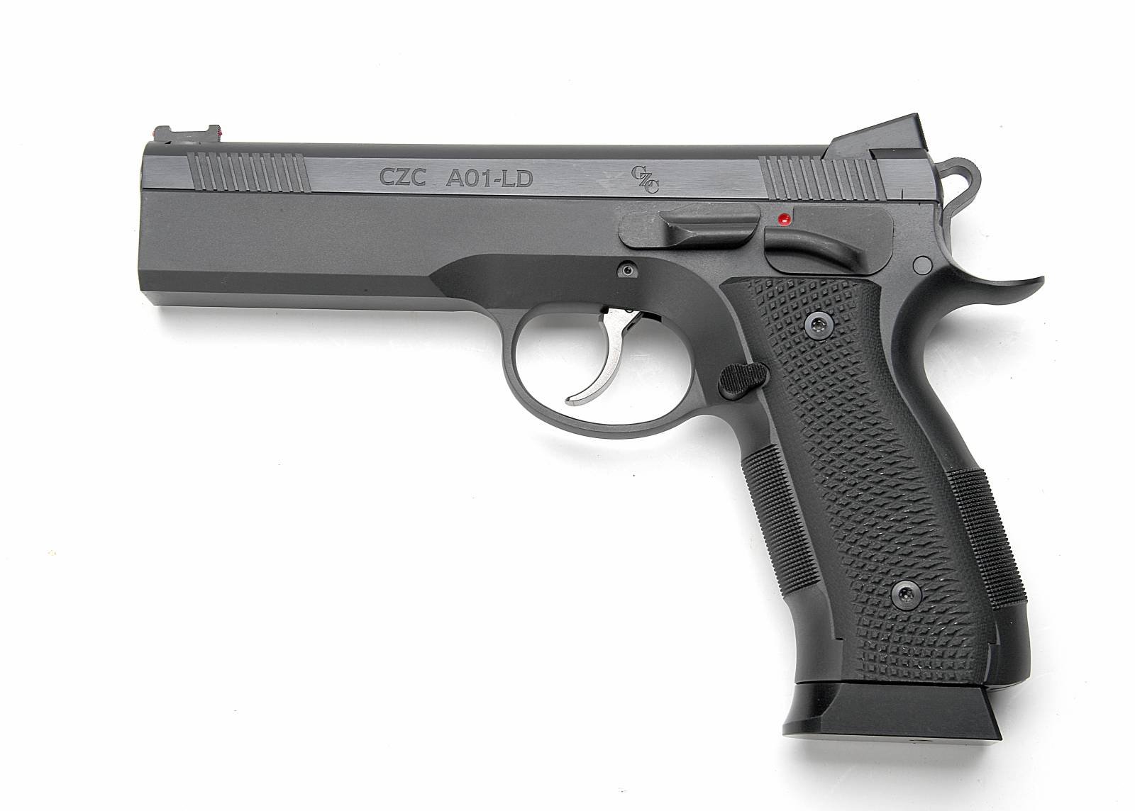CZ Custom 96336 A01-LD 9mm 19+1 5" Black Optic Cut Slide G10 Grips