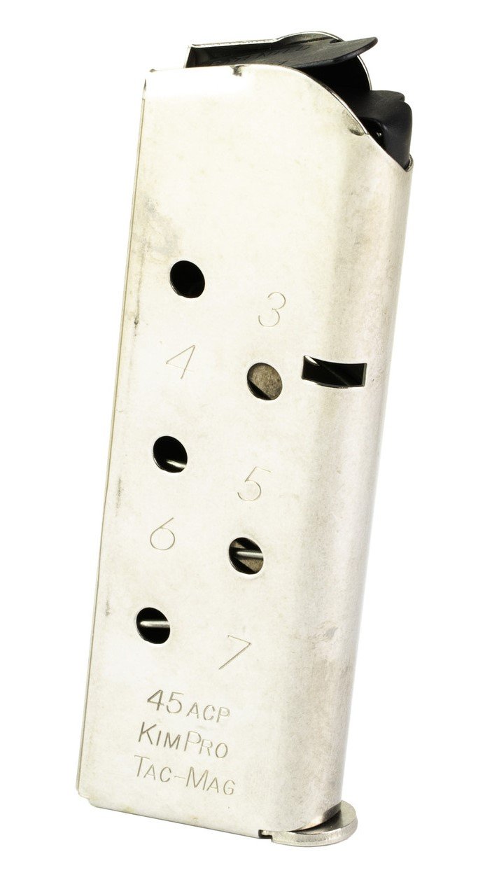 Kimber 1100813A 1911 KimPro Tac-Mag 7rd .45 ACP Compact Stainless Steel - Kimber Manufacturing, Inc. - 45 ACP