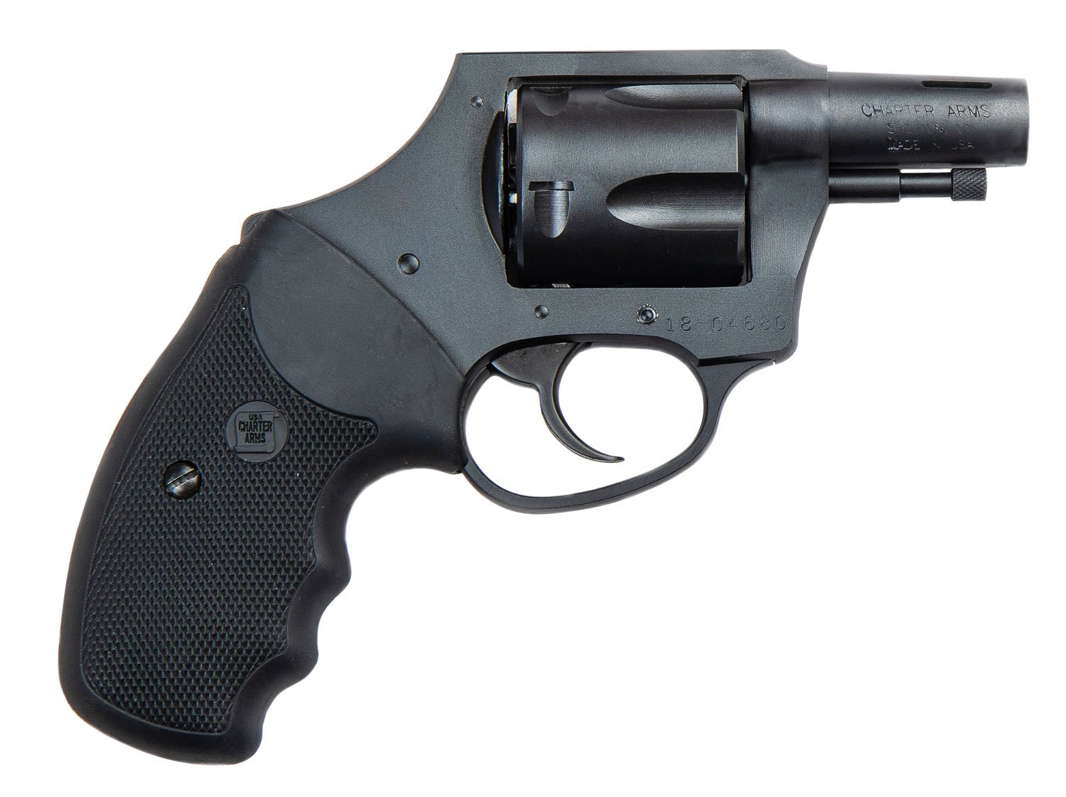 Charter Arms Boomer 64429 Revolver: .44 Special, 2" Ported Tapered Barrel, Stainless Steel, Black Nitride Finish, 5-Shot Capacity - CHARTER ARMS - 44 Special