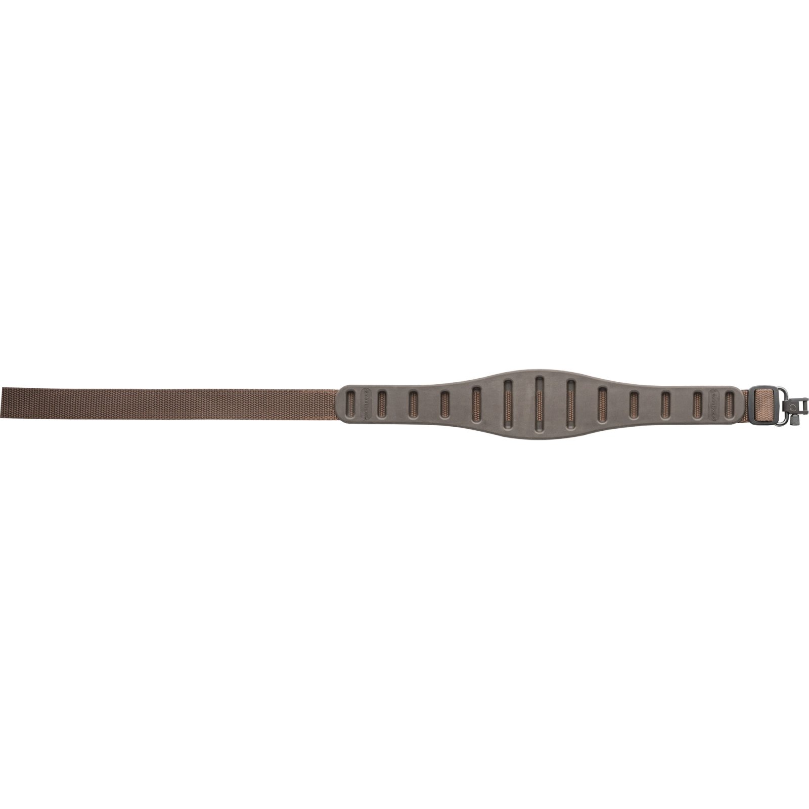 Quake Claw Contour Brown Rifle Sling with Hush Stalker II Swivels 53006-0
