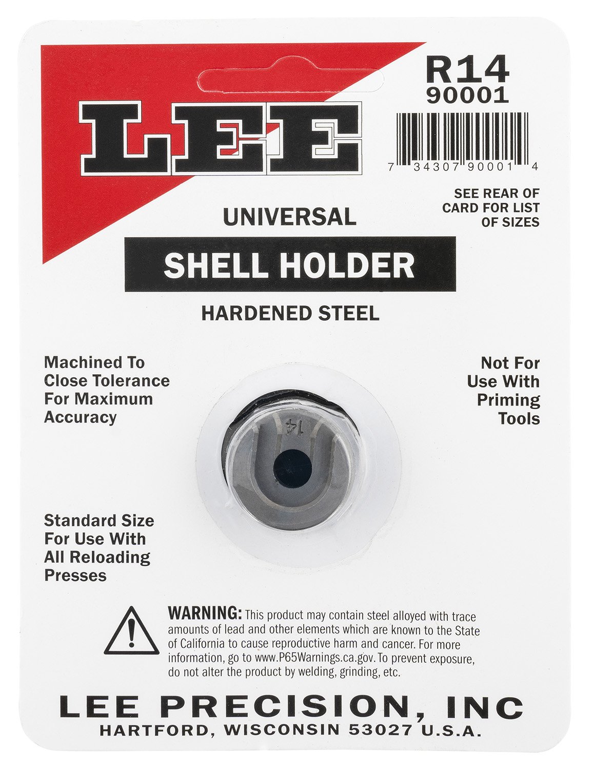 Lee Universal Shell Holder - #14 Size