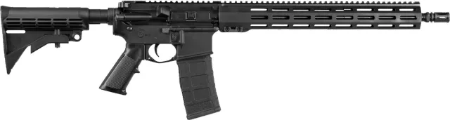 Unbranded AR Rifle 5.56 NATO 16 inch Black 30 Round M-LOK Handguard - UNBRANDED AR - 5.56 NATO|223 REM
