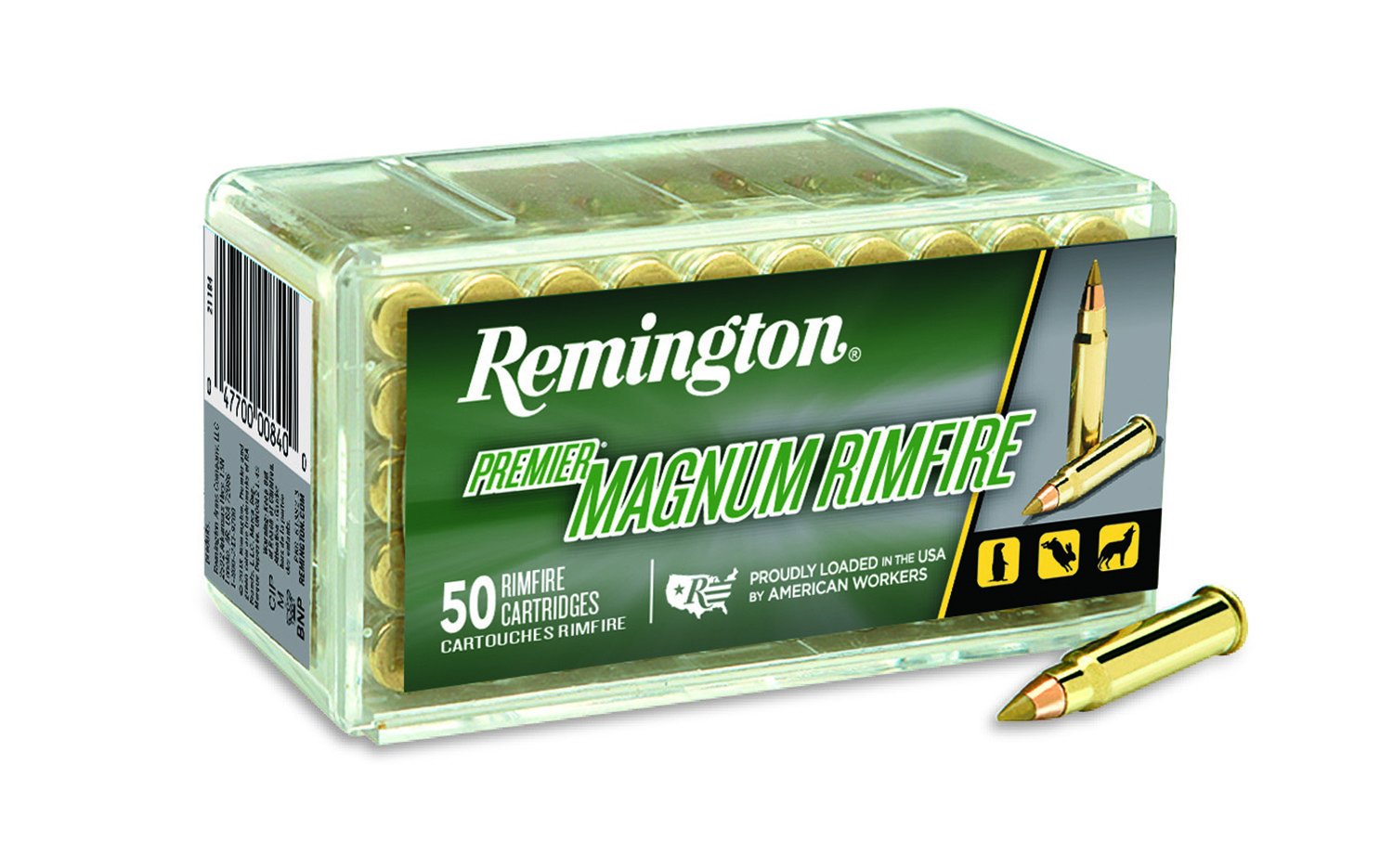 Buy Remington 20023 Premier Magnum Rimfire 17 HMR 17 gr Jacketed Hollow Point (JHP) 50 Per Box/ 40 Cs online