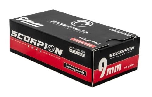 SCORPION 9MM LUGER 115GR FMJ-RN 50RD