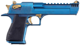 Magnum Research ZDE50CBG Desert Eagle .50 AE 6" Carbo Blue PVD Finish