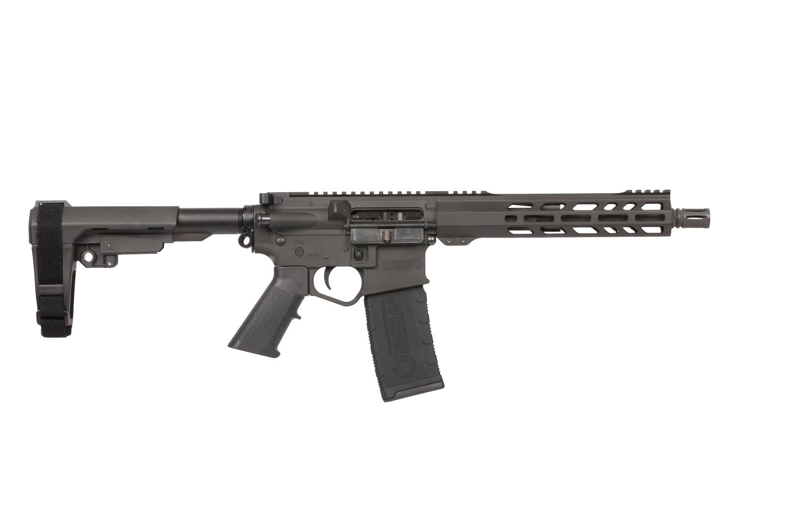Wise Arms 10.5-300-SBA3-BLK 300 AAC Blackout 10.5" Pistol Black Cerakote - Wise Foods, Inc. - 300 AAC Blackout