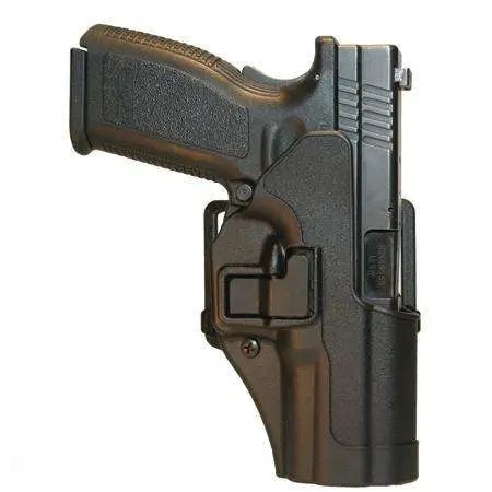 Blackhawk 410514BKR Serpa CQC OWB Holster Matte Black Polymer Right Hand - Blackhawk - MATTE BLACK