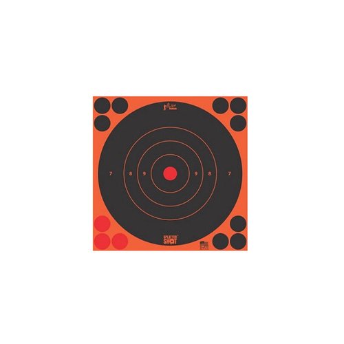 Pro-Shot Splatter Shot 8" Orange Bullseye Targets, Peel & Stick, 30-Pack