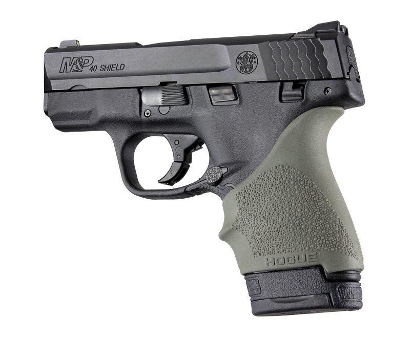 Buy Hogue 18401 HandALL Beaver Tail Grip Sleeve OD Green Fits M&P Shield LC9 online