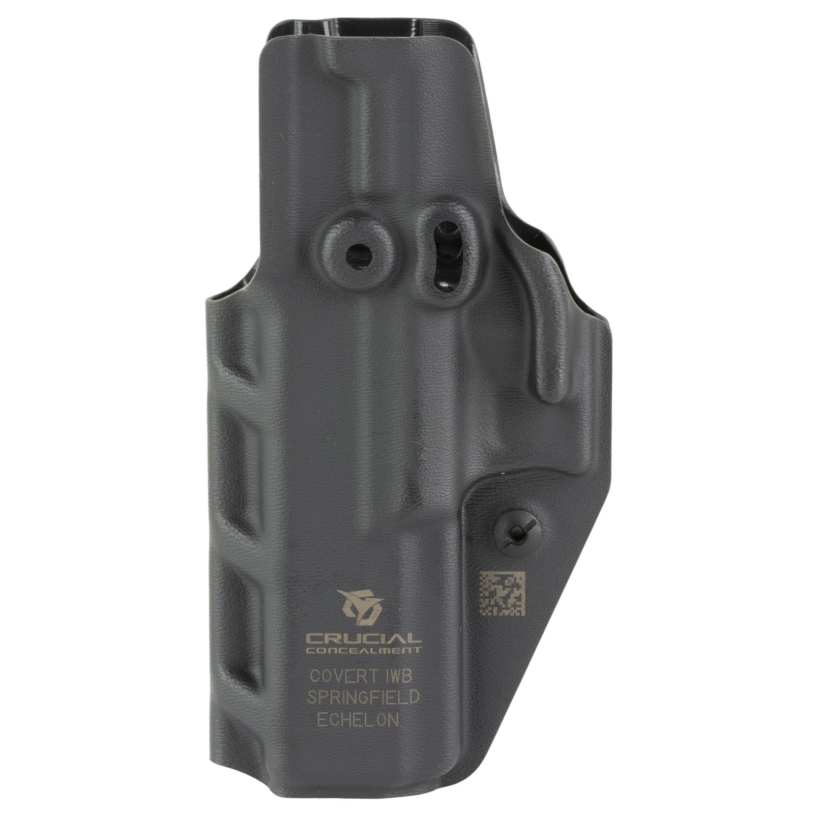 Crucial Concealment Covert IWB Holster Springfield Echelon Kydex Black - Crucial Concealment
