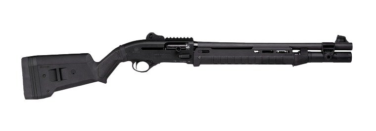 Langdon Tactical Tech LTT1301ZMBLK Beretta 1301 3" 7+1 18.50" Black Anodized Aluminum Receiver, Black Magpul Polymer Stock, Modified Magpul Zhukov Forend - LTT