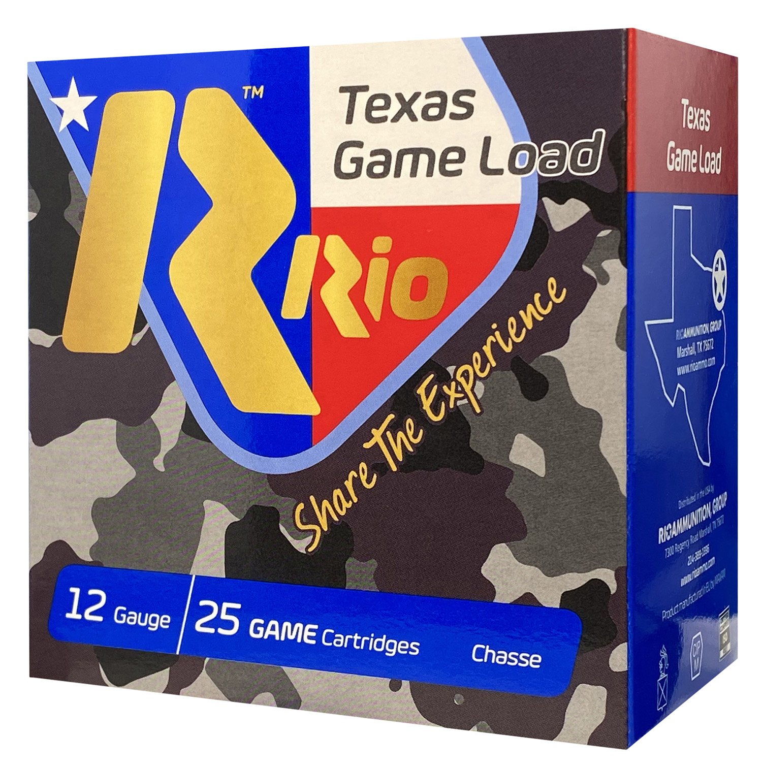 Rio Ammunition TGHV366 Texas Game Load 12Ga 2.75" 1.25oz 6Shot 25/Box - Rio Ammunition - 12 Gauge