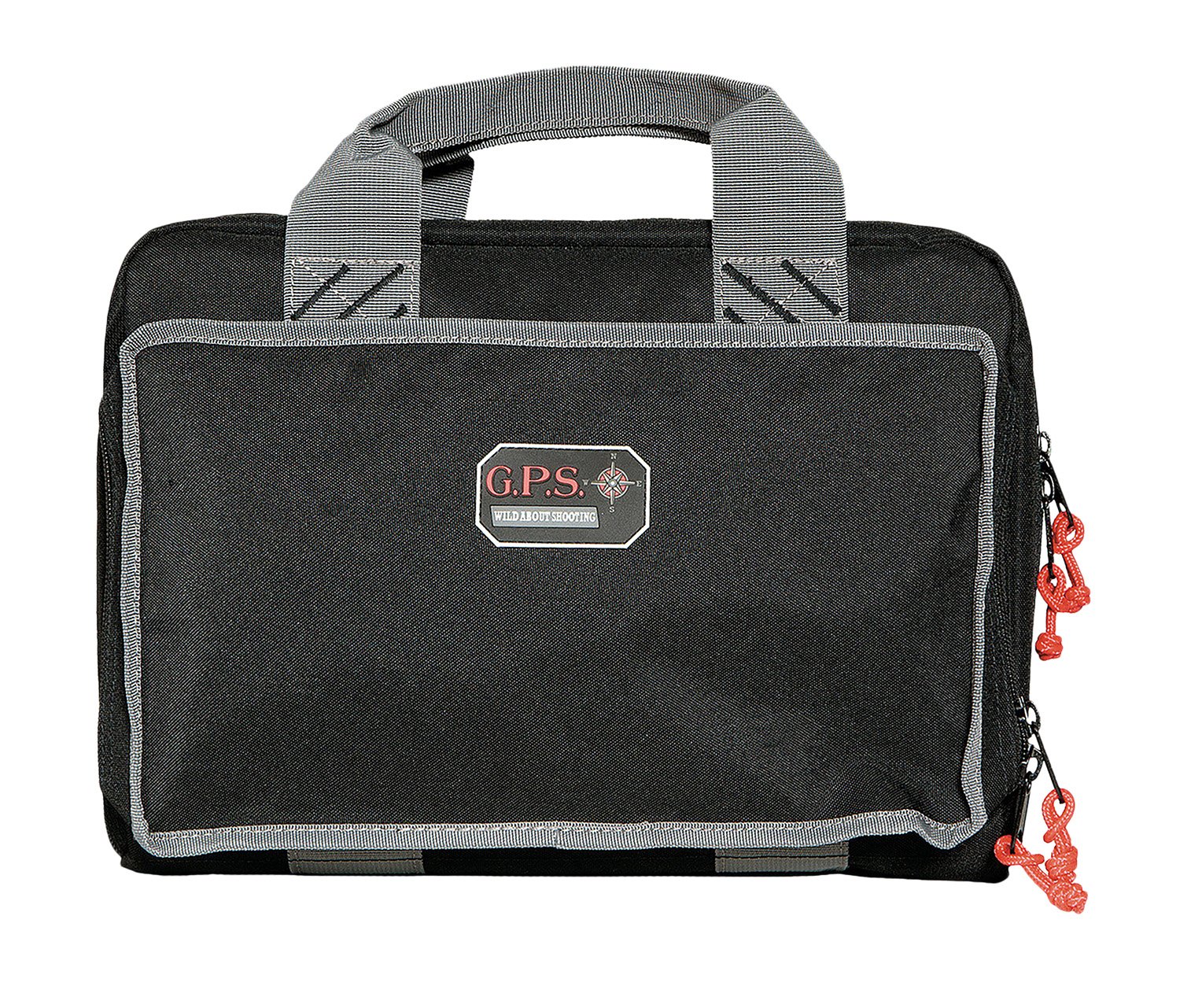 G Outdoors GPS-1310PC Quad Pistol Case Black, 4 Handguns, Mag Storage