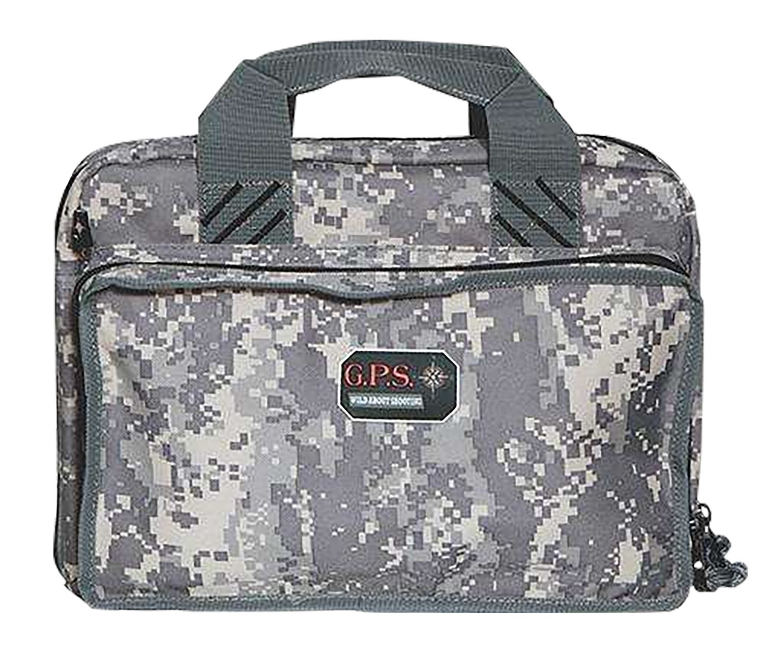 GPS 1310PCDC Quad Pistol Range Bag, Fall Digital Camo, Holds 4 Handguns - GPS - FALL DIGITAL CAMO