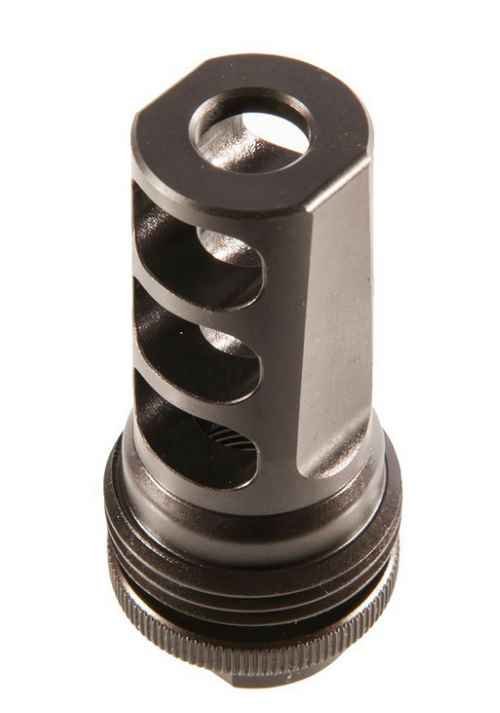 SilencerCo AC856 Adapter Harvester Big Bore M18x1 TPI .338 CAL 18x1mm LH BIG BORE MUZZLE BRAKE