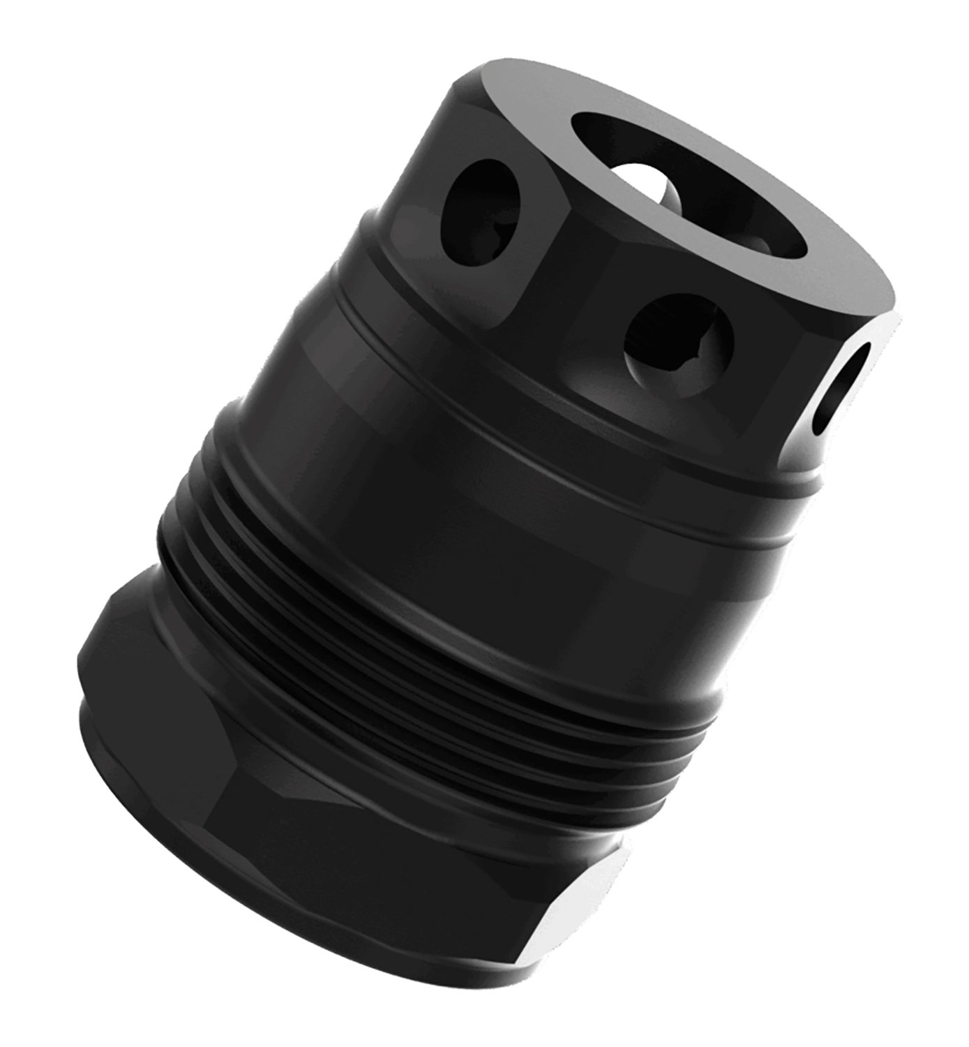LPM LPM-2011 Muzzle Brake Compensator 1/2"-28 Thread 3.5" Length - LPM