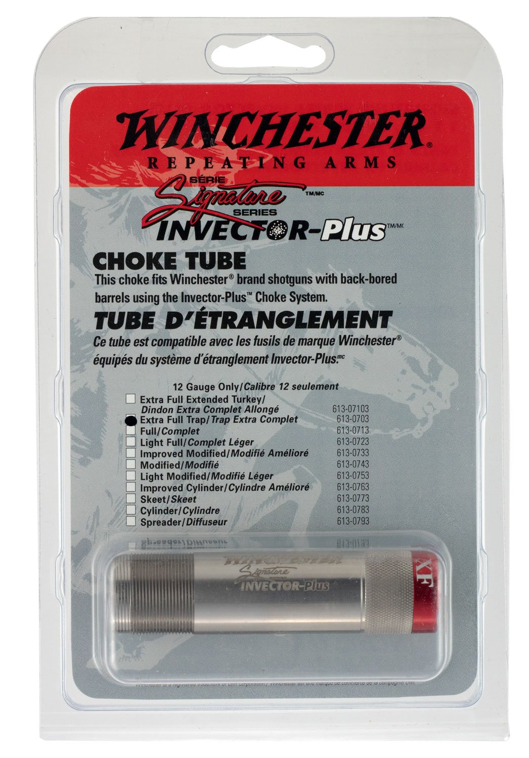 Winchester 6130713 Invector Plus 12 Gauge Full Choke Tube 17-4 Stainless St