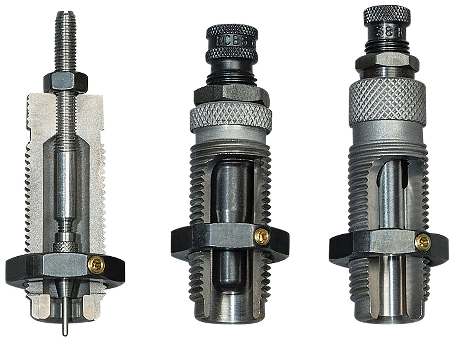 RCBS 19108 Roll Crimp 3-Die Set Group B 45 Colt (LC) - RCBS - 45 COLT (LC)