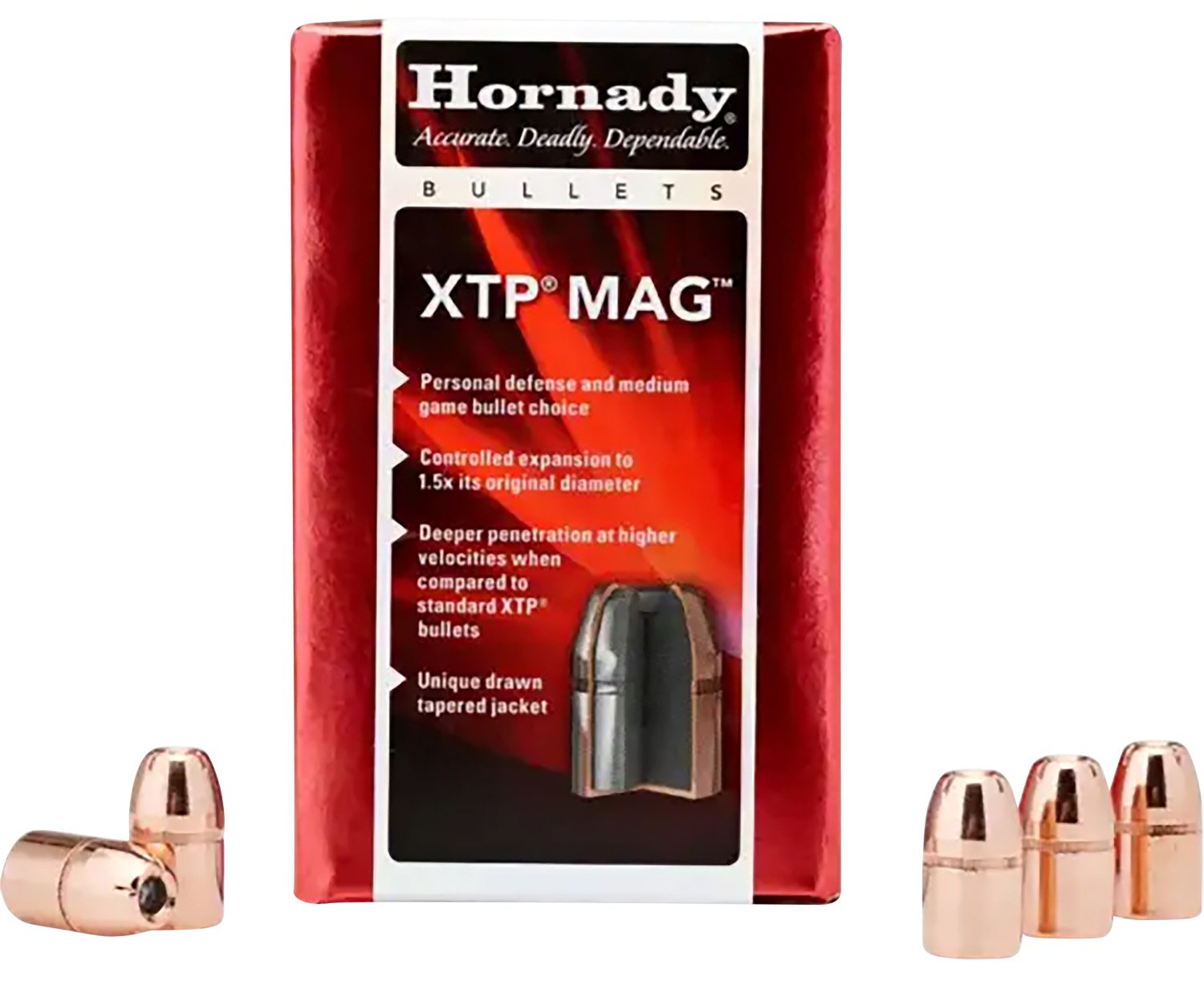 Hornady 50100 XTP Magnum .50 Caliber 350 Grain JHP Projectiles 50/ct - Horn Hunter - 50 Caliber