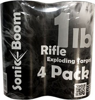 Buy Jerent Enterprises Sonic Boom SBT014P 1lb Exploding Target 4 Pack online