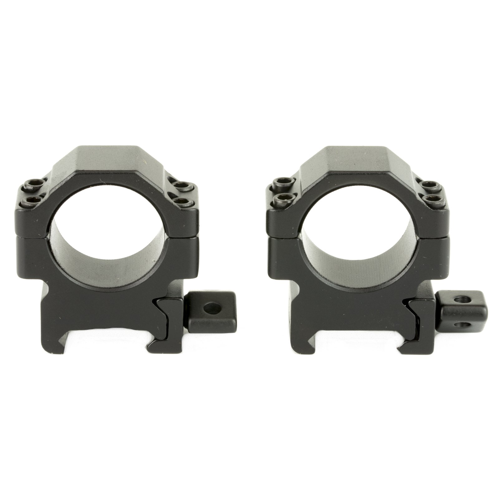 UTG RG2W1104 Pro Max 1" Low Picatinny Rings, Black, 2-Piece Set