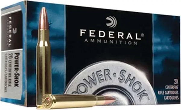 Federal 65CRDB Power-Shok 6.5 Creedmoor 140gr JSP Ammo 20/Box - Federal Premium Ammunition - JACKETED SOFT POINT